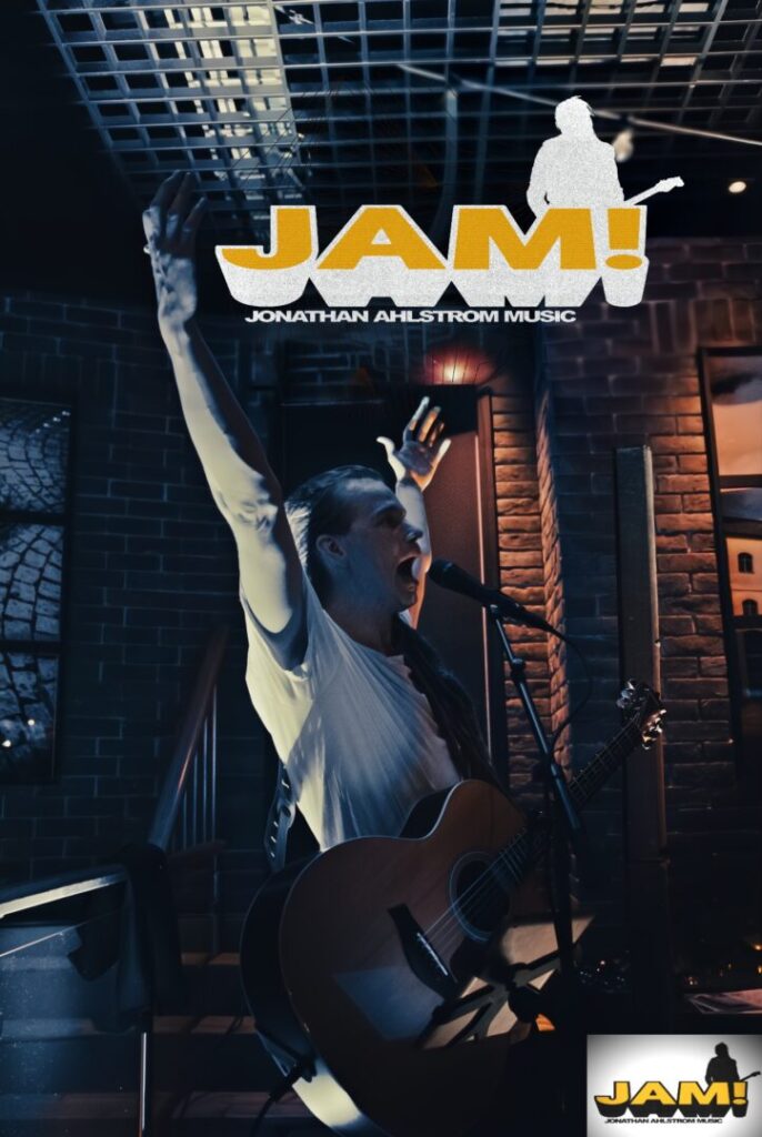 Jonathan Ahlström på scen